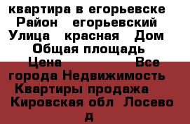 квартира в егорьевске › Район ­ егорьевский › Улица ­ красная › Дом ­ 47 › Общая площадь ­ 52 › Цена ­ 1 750 000 - Все города Недвижимость » Квартиры продажа   . Кировская обл.,Лосево д.